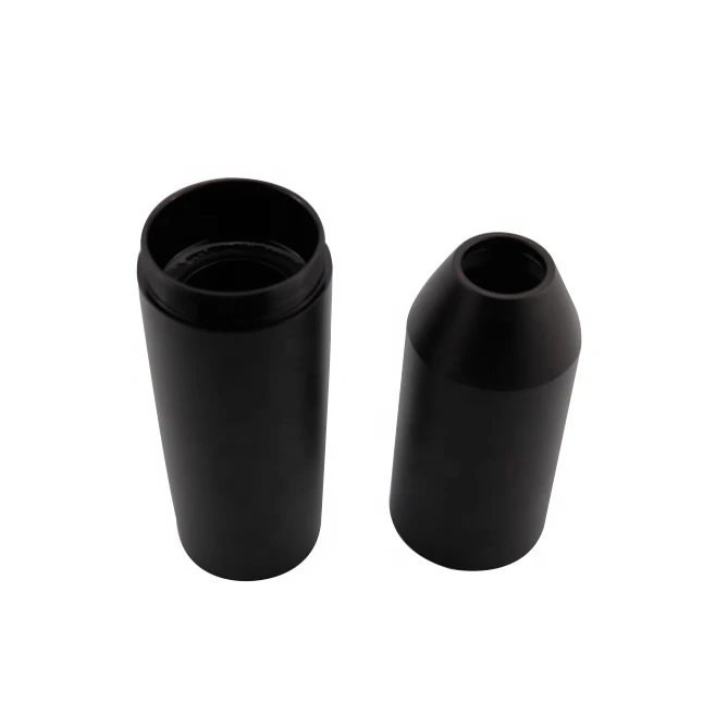 CNC turning Aluminum black anodized cnc suppressor tactical flashlight parts 3 CNC turning Aluminum black anodized cnc suppressor tactical flashlight parts 3