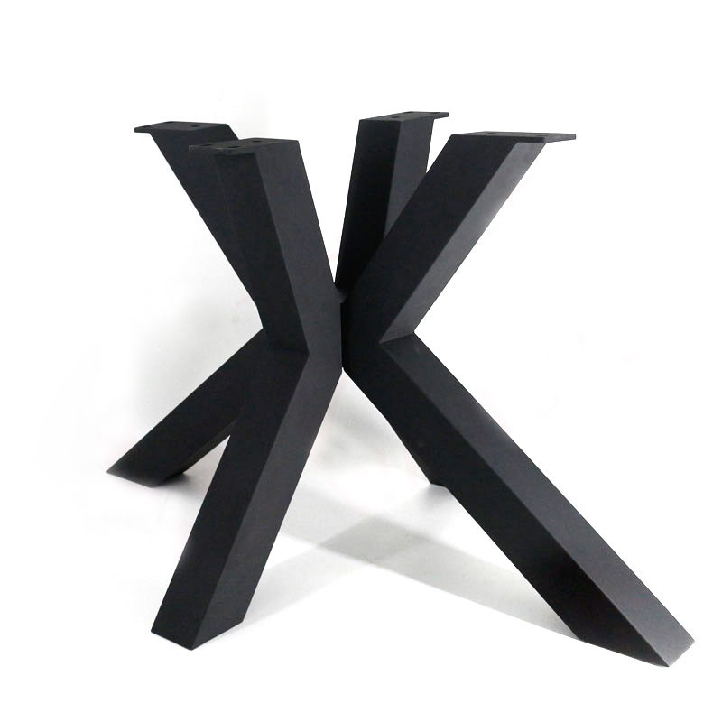 Furniture Parts Cast Iron Legs Metal Dismountable Table Leg Bracket for Table (2)